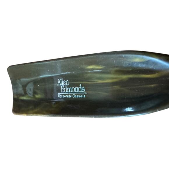 VTG Allen Edmonds Shoe Horn Brown Swirl USA Made Corporate Casuals Dress Career - Picture 2 of 4